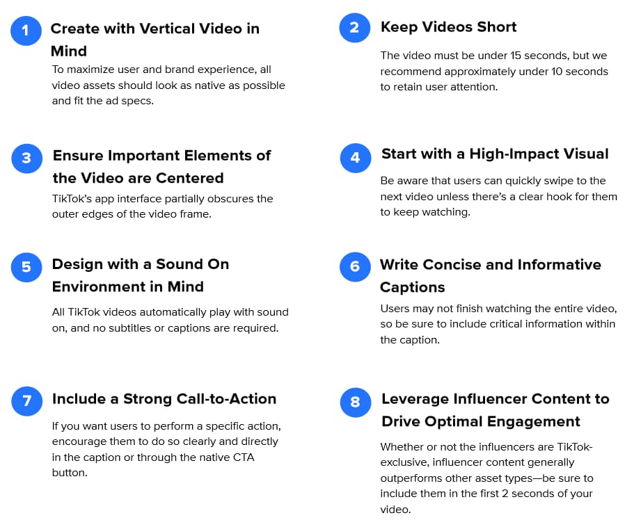 8 aturan dasar untuk beriklan di TikTok